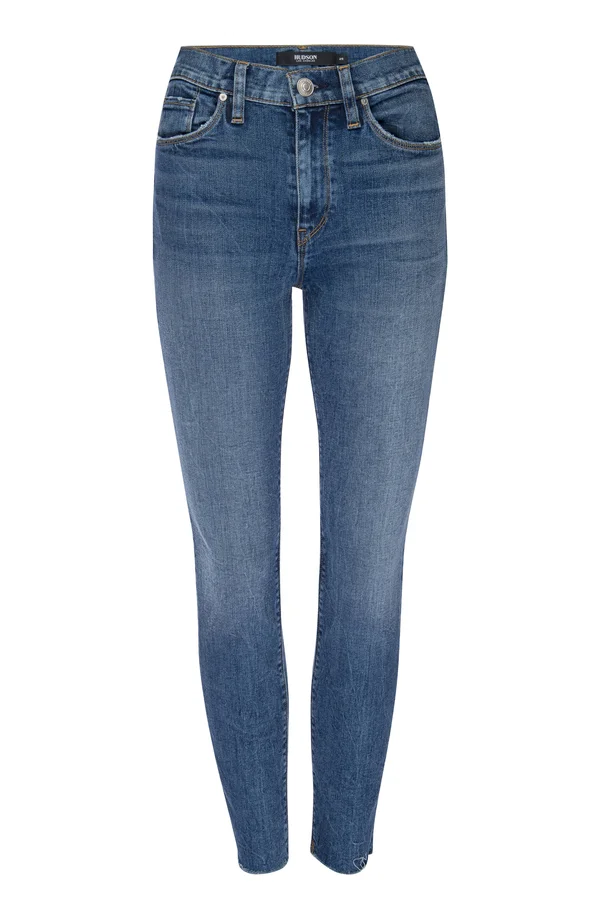 Hudson Jeans Barbara High-Rise Super Skinny Ankle Jean, Surpass, 26