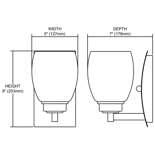 Elk Lighting 17100/1 Northport 1 Light Vanity in Satin Nickel