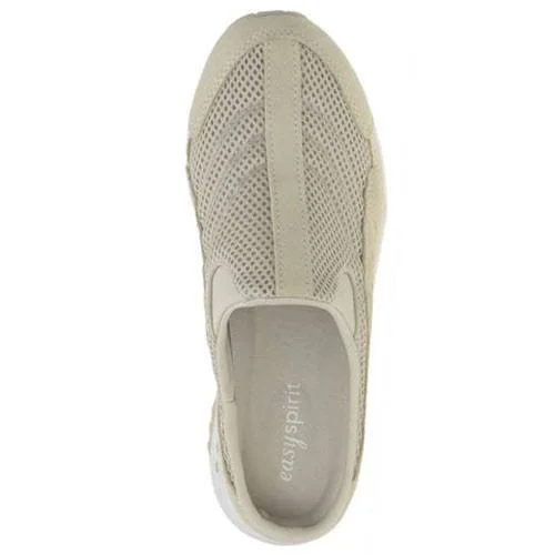 Easy Spirit Traveltime Women W Round Toe Suede Tan Mules - Women's, Size: 9, Beige