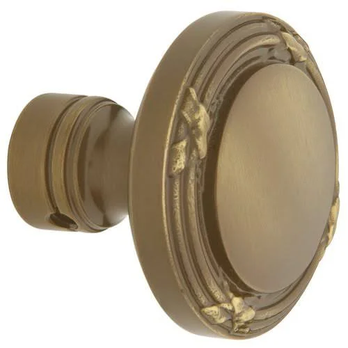 Baldwin 5013150MR Estate Knob Without Rosettes Edinburgh Satin Nickel