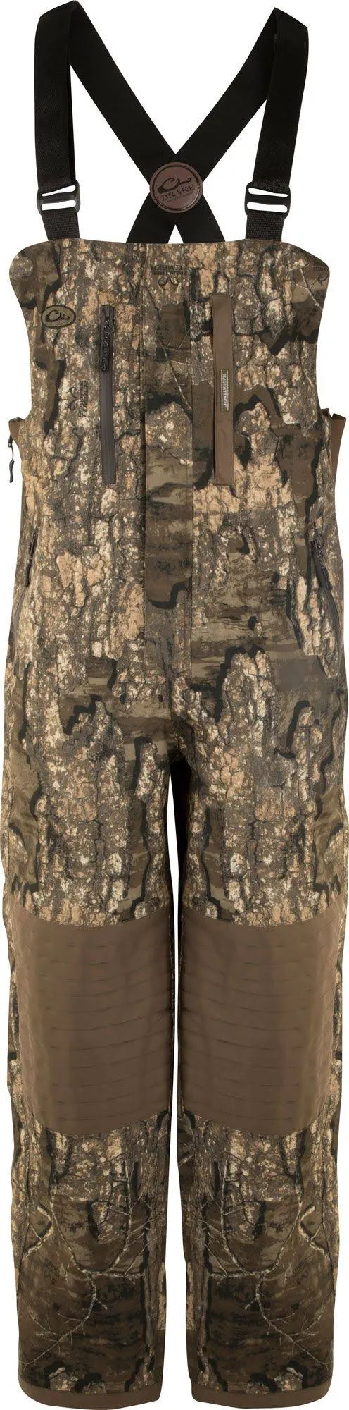 Drake Waterfowl Men's Guardian Elite Hunting Bib, Small, Brown