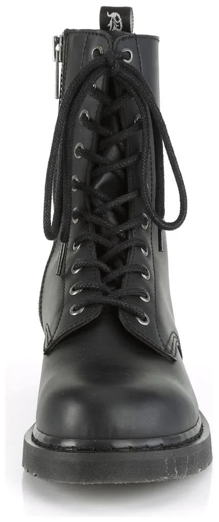 Demonia - Unisex BOLT-200 Boots Black Vegan - Size-7