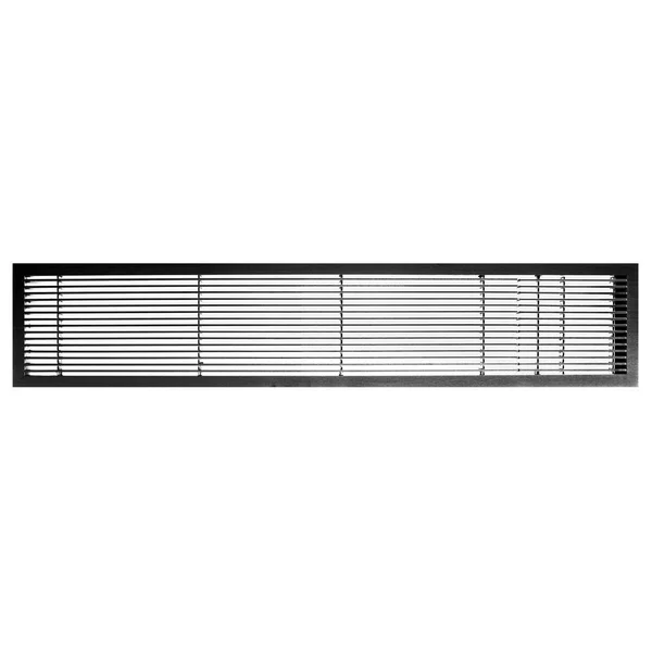 Architectural Grille 100043014 AG10 Series 4x22 x 30x22 Solid Aluminum Fixed Bar Supply/Return Air Vent GRILLE, Black-Matte with