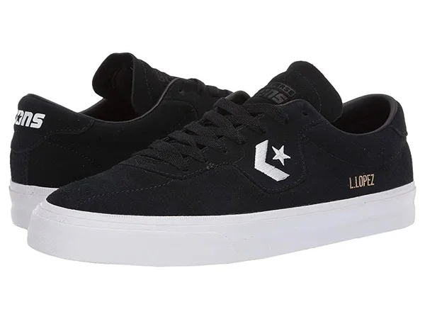 Converse Louie Lopez Pro Skate Shoes - Black/Black/White 13