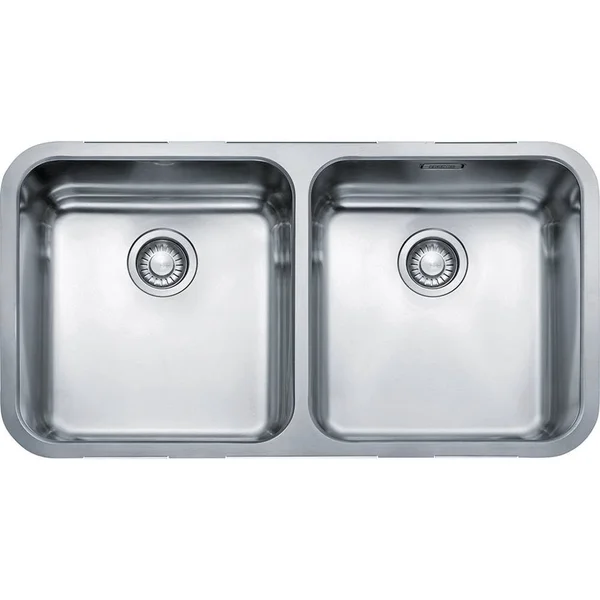Franke LAX12031 Largo Double Bowl Undermount Kitchen Sink Stainless Steel
