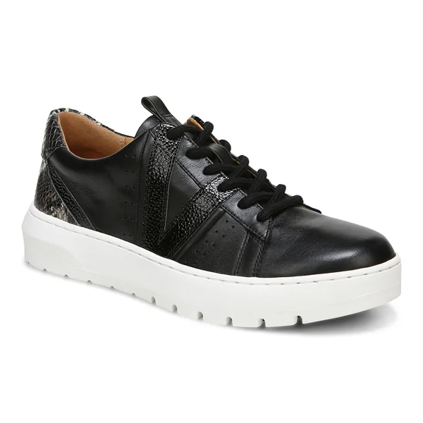 Simasa Leather Snake Black