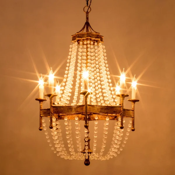 8-Light Candle Crystal Chandelier - 27.6