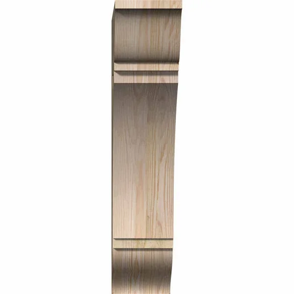 6x22W x 20x22D x 28x22H Thorton Traditional Rough Sawn Bracket, Douglas Fir