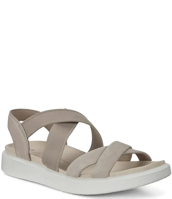 Ecco Women's Flowt Strappy Sandals - Grey Rose