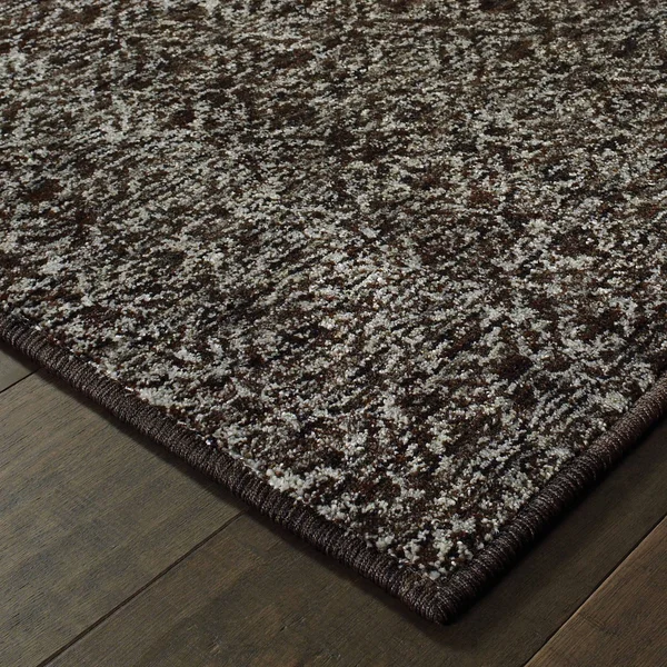 Carson Carrington Boden Textural Diamonds Area Rug - 2&6x22 x 12& Runner - Charcoal/Grey