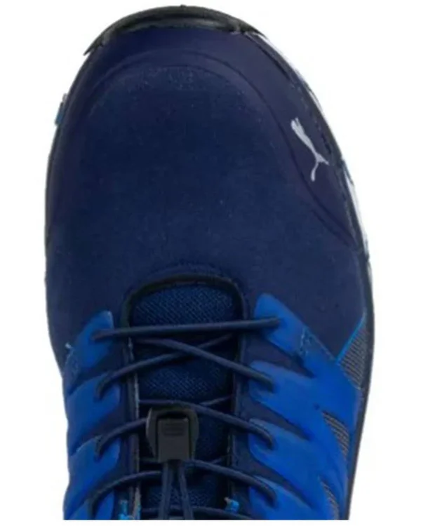 Men's Puma Safety Shoes Velocity Low 2.0 SD Work Shoe, Size: 7, Blue