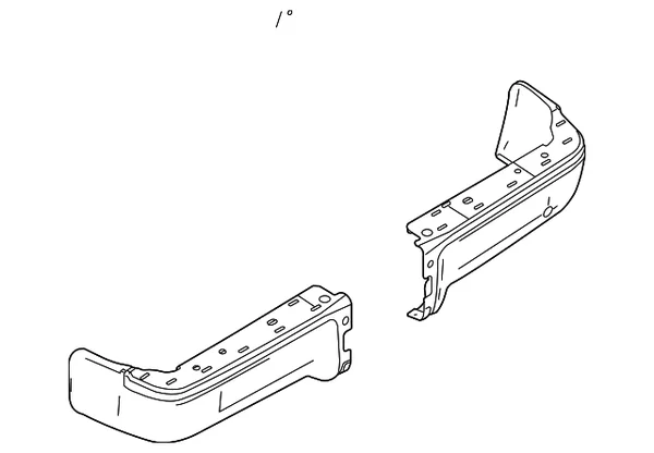 Ford F-150 OEM 9L3Z-17906-B Bumper 2009-2014