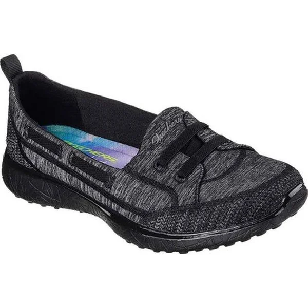 Women's Skechers Microburst Topnotch Walking Slip-On - Size: US 8.5, Black