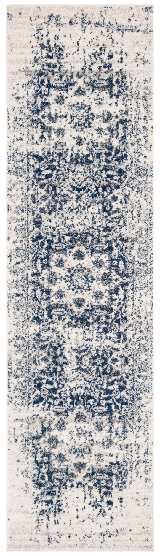 Safavieh Madison Cream/Navy 2 ft. 3 in. x 16 ft. Runner Rug