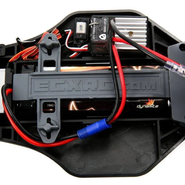 ECX Amp MT 1:10 2WD Monster Truck: Black/Green RTR