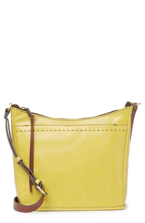 Hobo Aviva Leather Crossbody Bag in Lemongrass at Nordstrom Rack