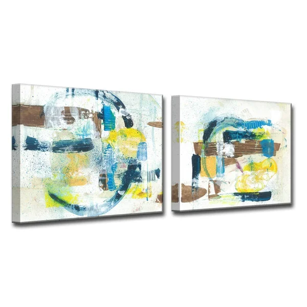 Ready2HangArt Sun and Shade 2 Piece Canvas Set by Max+E
