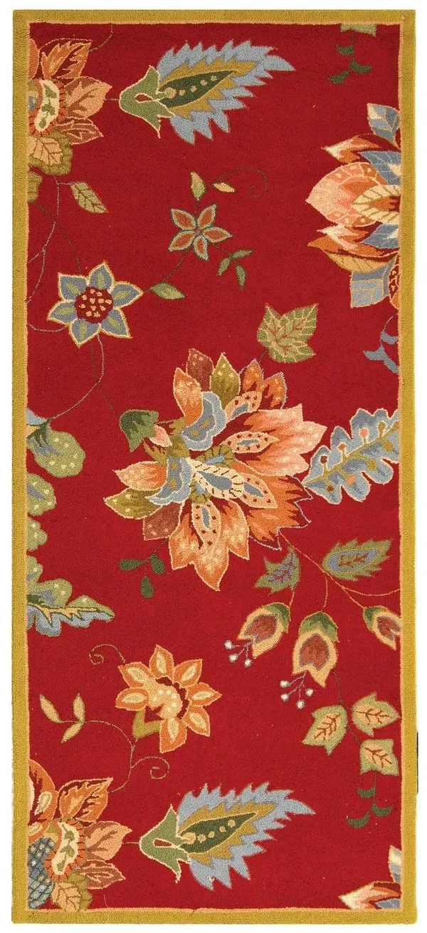 Safavieh Chelsea HK306C 8&9x22 x 11&9x22 Red Area Rug