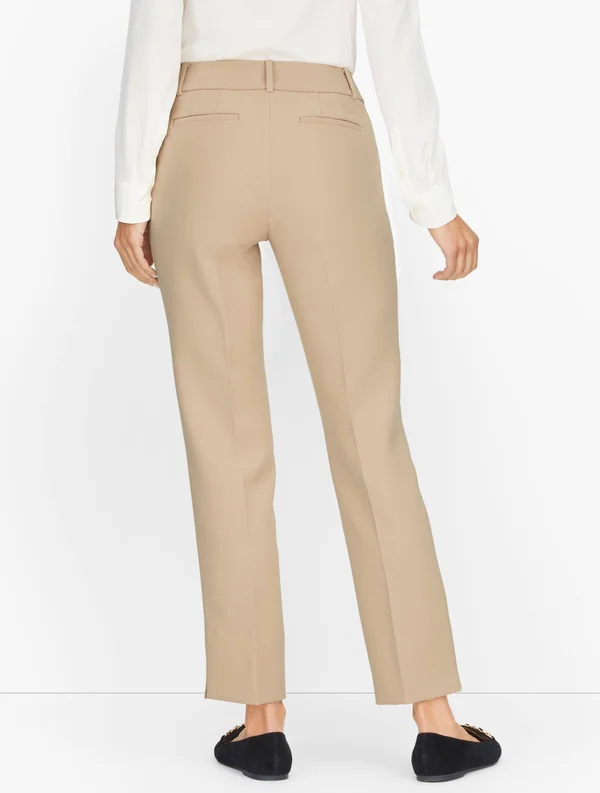 Petite - Talbots Hampshire Ankle Pants - Solid - White - 10