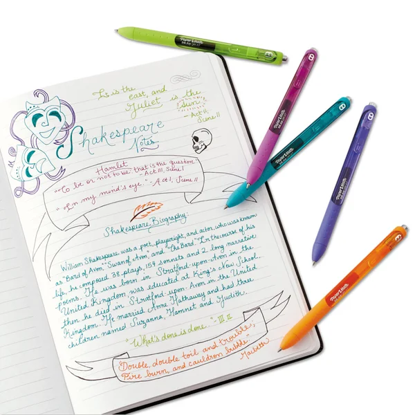 Paper Mate InkJoy Gel Retractable Pen Office Pack - Assorted Colors, 0.7mm, 36-Pack