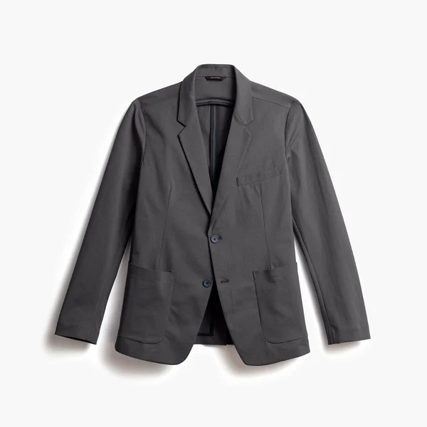 Most Comfortable - Stretchy, Breathable Blazer- Men's Kinetic Blazer - Charcoal Heather, XL