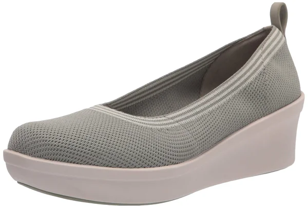 Clarks Cloudsteppers Women's Step Rose Fern Shoes - Dusty Olive Textile