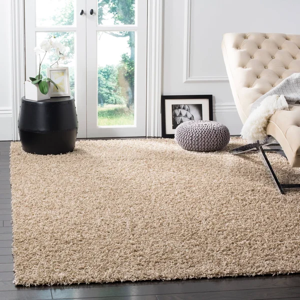 Safavieh Athens Shag Dark Grey Area Rug - 6& x 9&