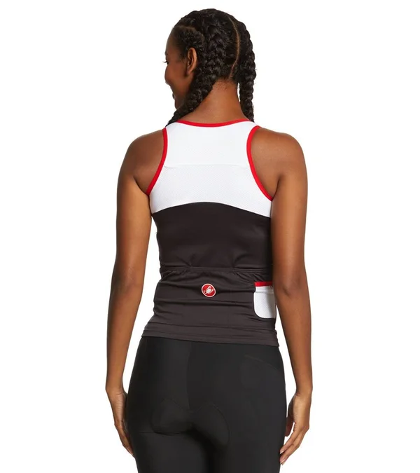 Castelli 2017 women solare top black/white/red (4517064-101) M, BLACK/WHITE/RED