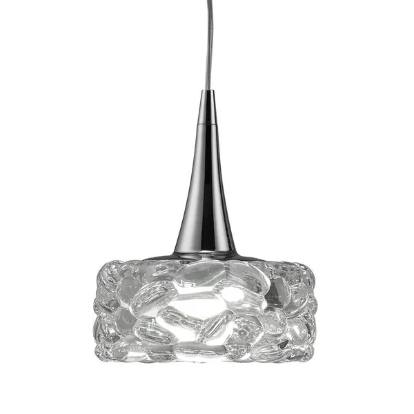 Mantra O2 Pendant 3 Light E27 Line Large - Polished Chrome Hanging Pendant Lights M3931