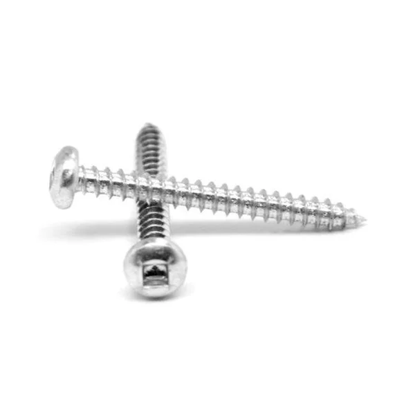 Homecare Labs No.8-15 x 0.63 Square Drive Pan Head Type A Sheet Metal Screw, 18-8 Stainless Steel - 4000 Piece