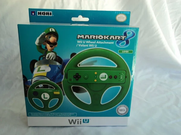 Hori Mario Kart 8 Racing Wheel Luigi for Wii U