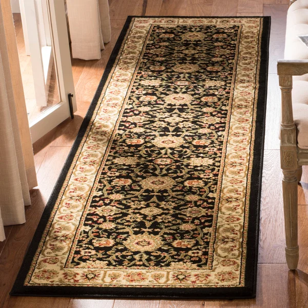 Safavieh Lyndhurst Ambrogina Traditional Rug (2&3x22 x 22& - Black/Ivory)