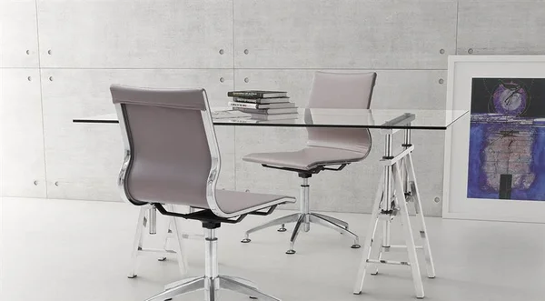 Zuo Modern Glider Conference Chair (Taupe)