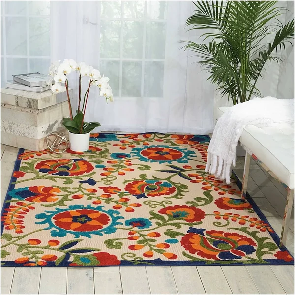 Nourison Aloha Country & Floral Area Rug Collection - 3&6x22x5&6x22 99446376565