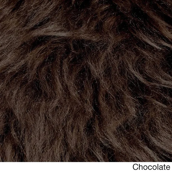 Legacy Faux Sheepskin Shag Area Rug - Champagne 4& x 6&