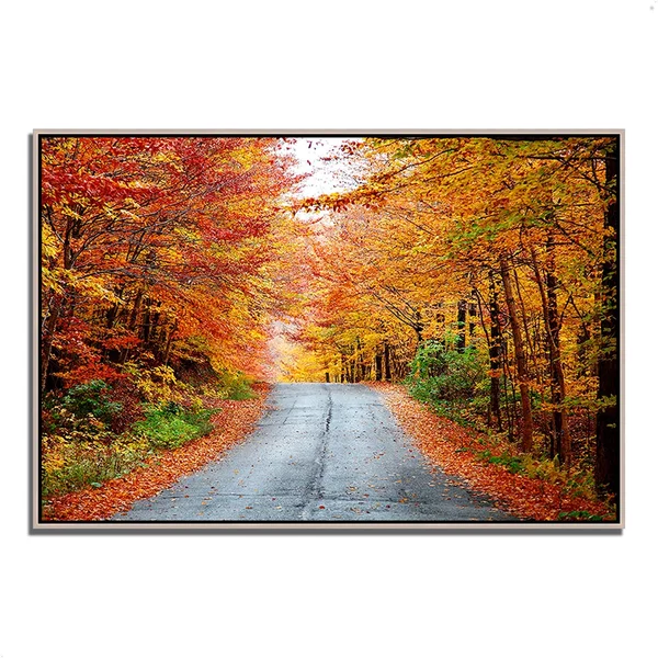Winston Porter 'Autumn Afternoon' Framed Graphic Art Print - Red