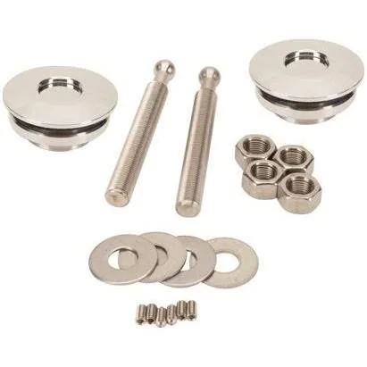 Quik Latch Ql-50-lp-p Polished Low Profile Hood Pins