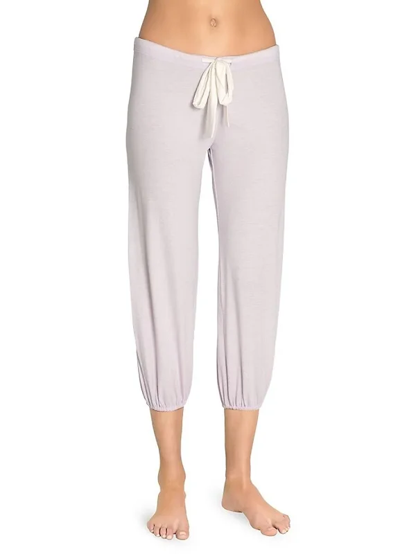 Eberjey Heather Cropped Pants
