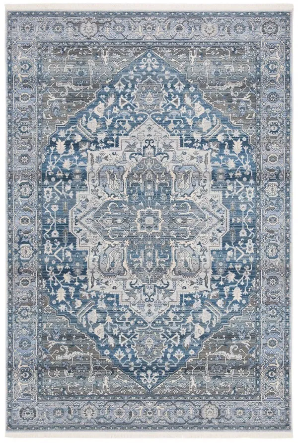 Safavieh Vintage Persian Eligija Vintage Oriental Rug - 9& x 11&7x22 - Charcoal/Blue