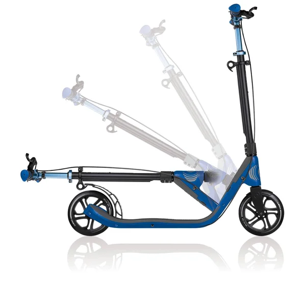 Globber Deluxe One NL 205 Kick Scooter - Navy Blue