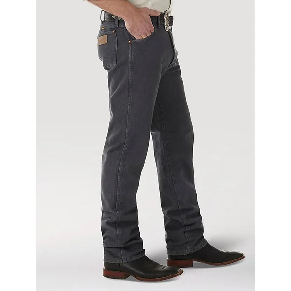 Wrangler Men's Charcoal Cowboy Cut Original Fit Jeans