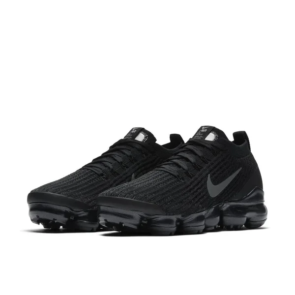 Nike Womens Air VaporMax Flyknit 3 Shoes Black/Anthracite White Size 6.0