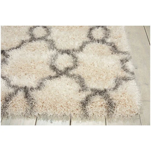 Nourison Escape ESCP2 3&11x22 x 5&11x22 White Shades Area Rug
