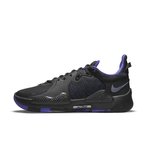 Nike PG 5 - Mens Basketball Shoes - Black/Silver, Size 9.5