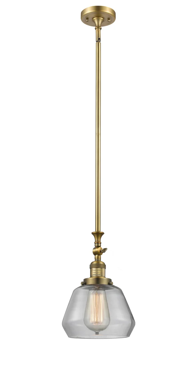 Innovations Lighting-Fulton 1 Light Mini Pendant-206-BB-G172-LED