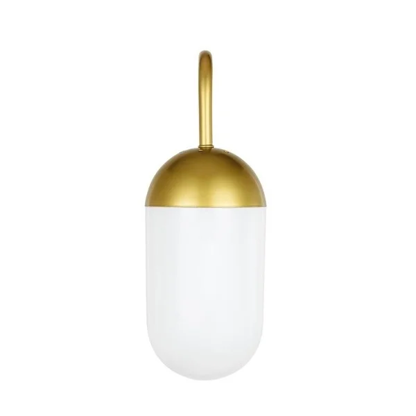 Ivy Terrace Matteo 1-Light Brass Wall Sconce - Size: White LD6172BR