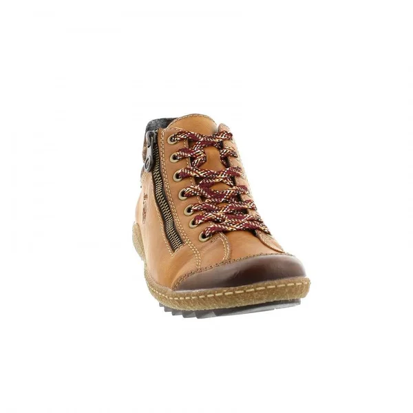 Rieker L7516-24 Tan 37 EU Womens Ankle Boots