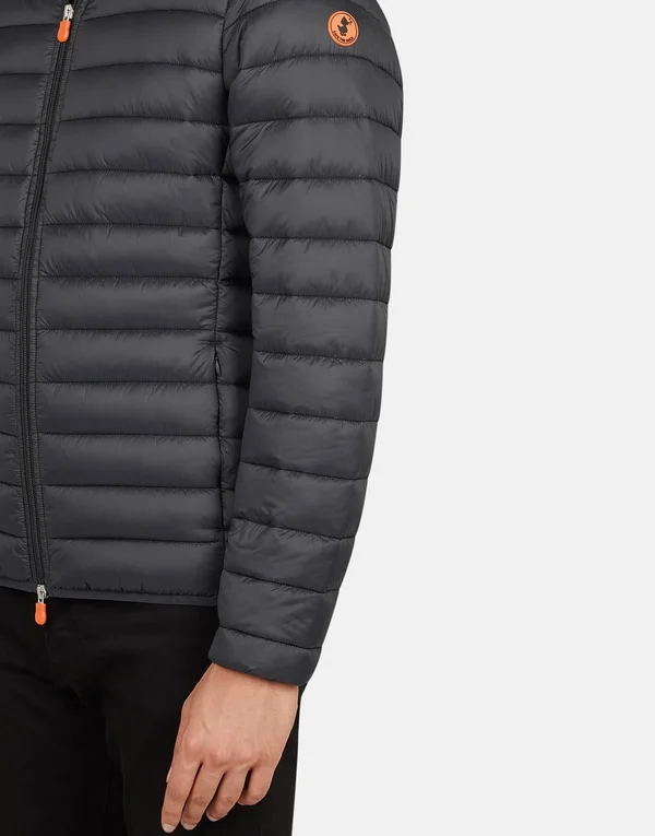 Save The Duck Basic Hooded Jacket - Blue, Regular S