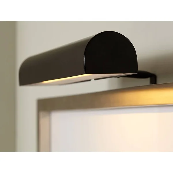 Concept Lighting 103L Cordless LED Remote Control Picture Light - Matte Black, 11.5x22