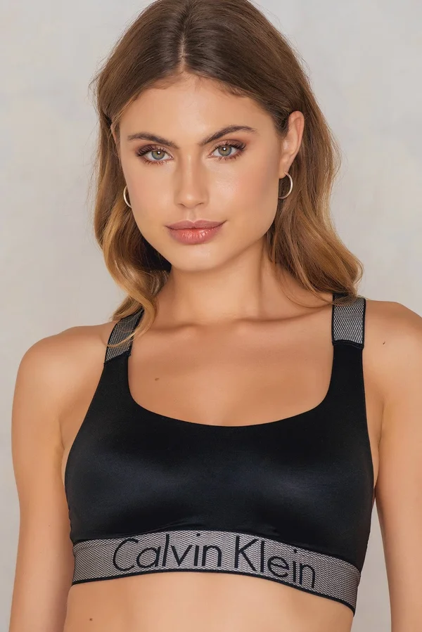 Calvin Klein Customized Stretch Bralette - Black - Bras